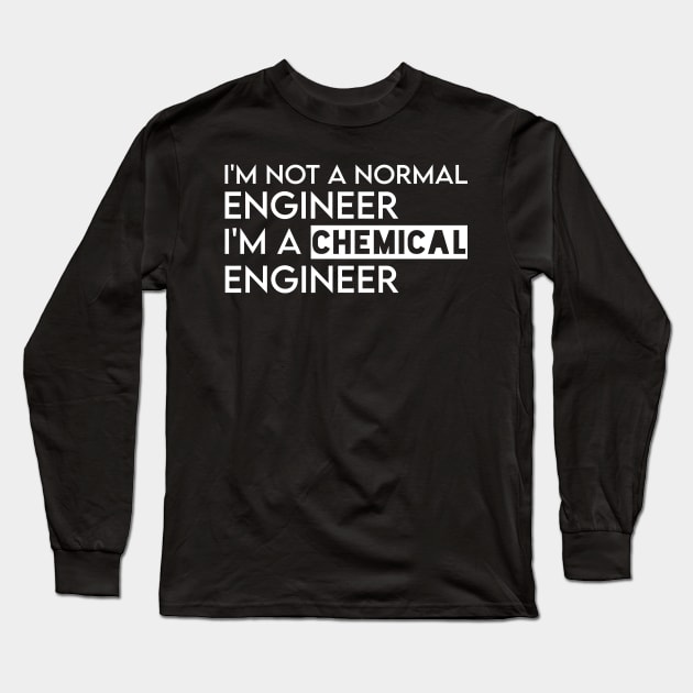 funny chemical engineer Long Sleeve T-Shirt by Elhisodesigns